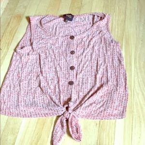 Button up tank cropped